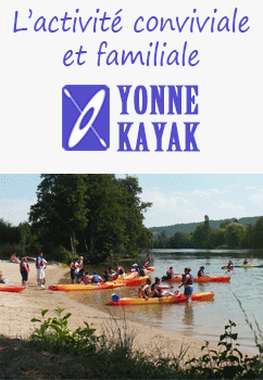 Location canoë-kayak Yonne (89)